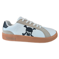 Zapatilla Barefoot Tokyo Skull White/Beige Suede/Black/Gum Brown