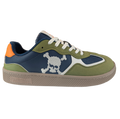 Zapatilla Barefoot Paris Skull Olive Green/Navy Blue/White/Orange/Beige