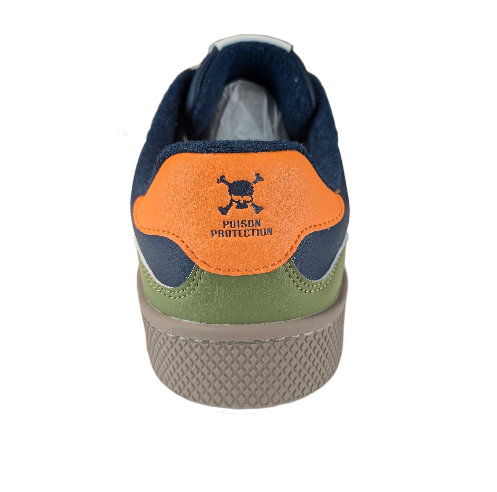 Zapatilla Barefoot Paris Skull Olive Green/Navy Blue/White/Orange/Beige