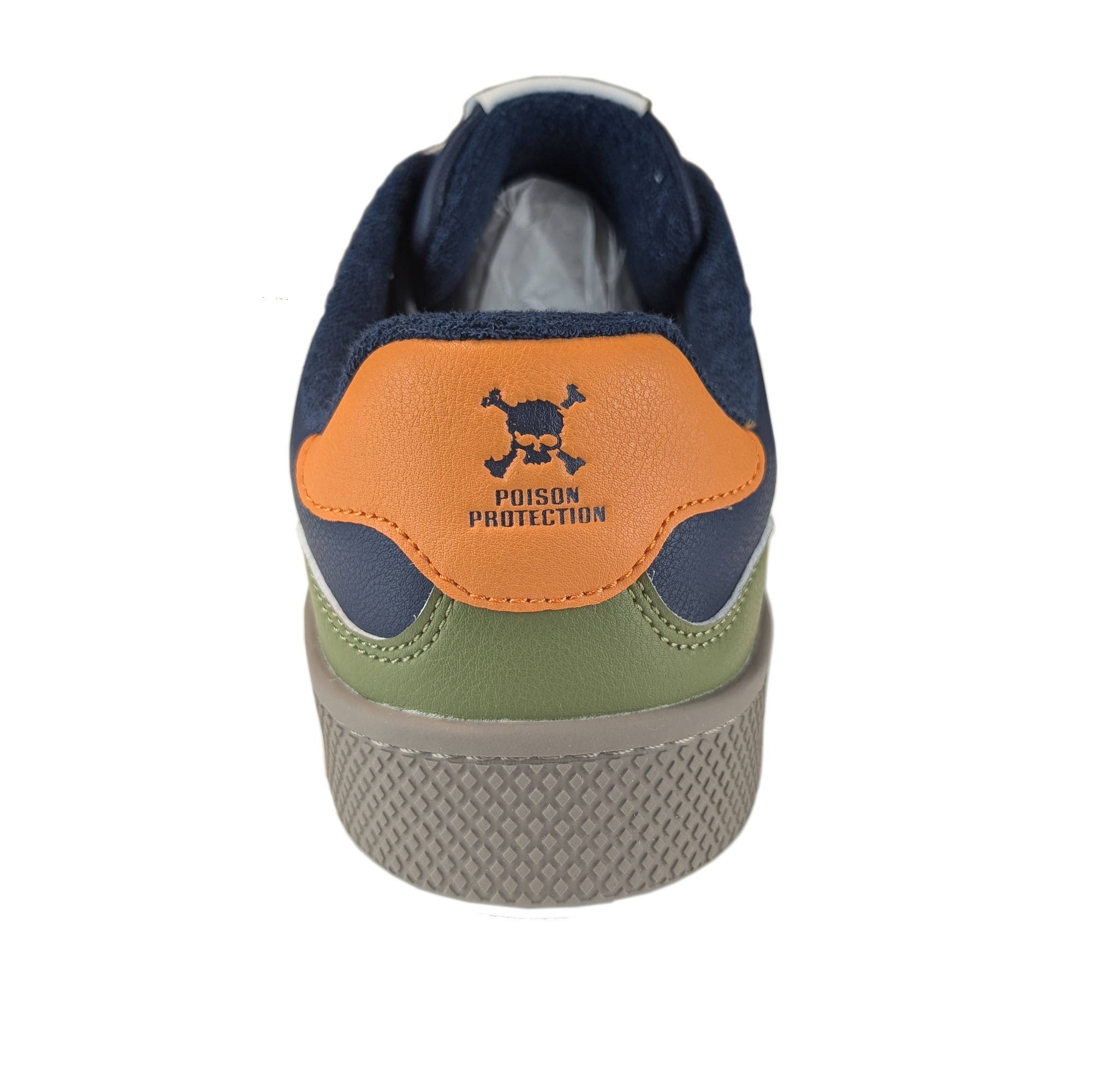 Zapatilla Barefoot Paris Skull Olive Green/Navy Blue/White/Orange/Beige