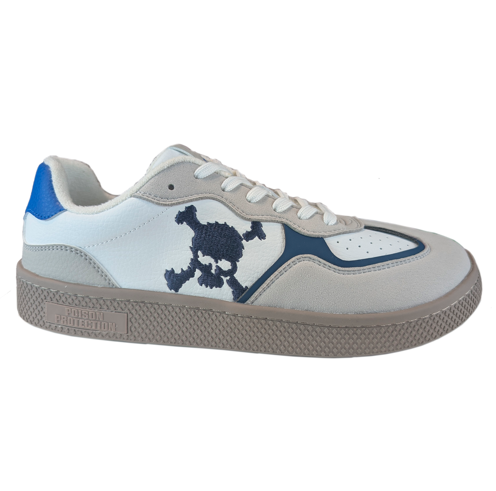 Zapatilla Barefoot Paris Skull White/Light Gray/Blue/Black/Brown