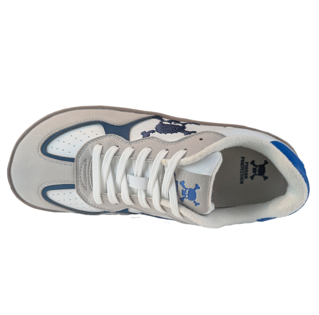 Zapatilla Barefoot Paris Skull White/Light Gray/Blue/Black/Brown