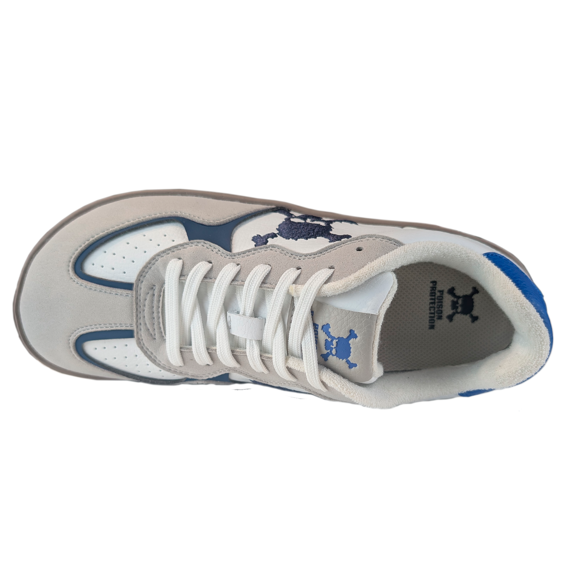 Zapatilla Barefoot Paris Skull White/Light Gray/Blue/Black/Brown