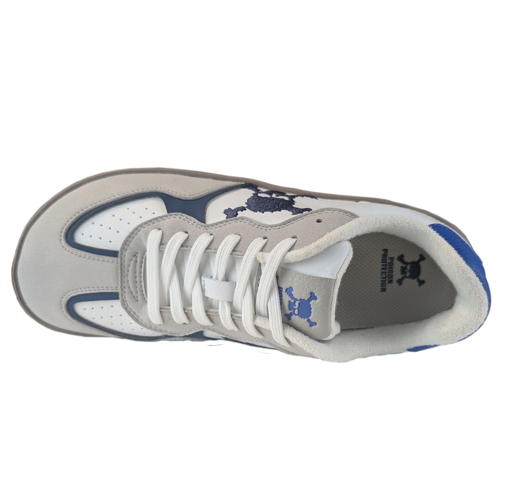 Zapatilla Barefoot Paris Skull White/Light Gray/Blue/Black/Brown