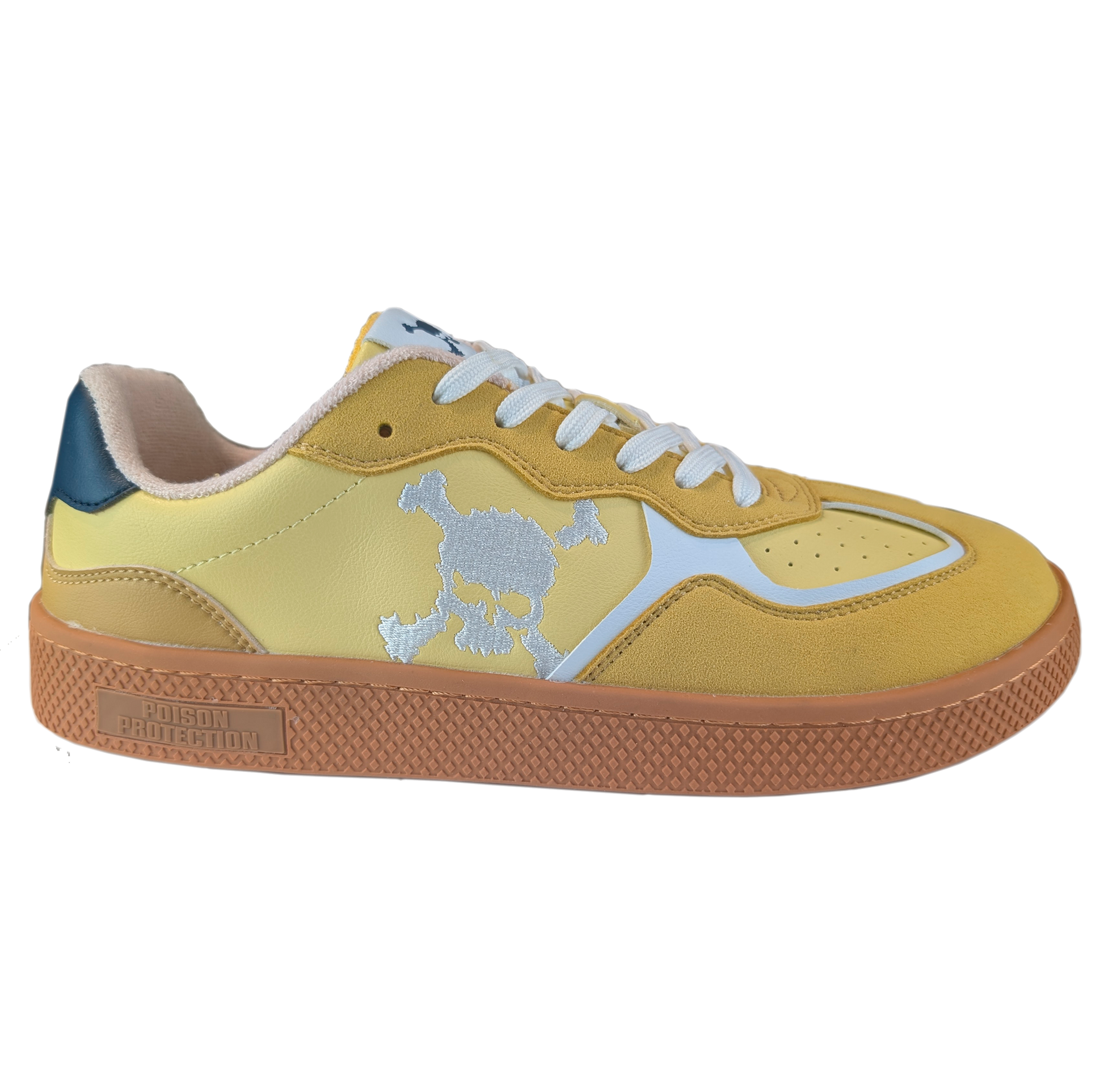 Zapatilla Barefoot Paris Skull Yellow