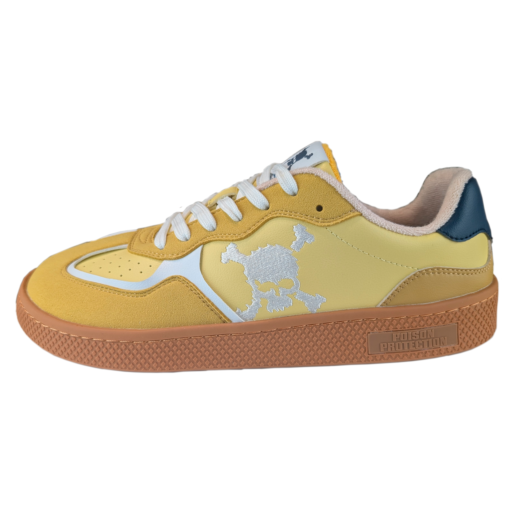 Zapatilla Barefoot Paris Skull Yellow
