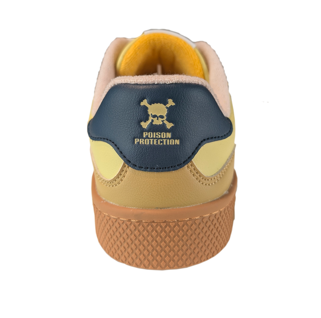 Zapatilla Barefoot Paris Skull Yellow