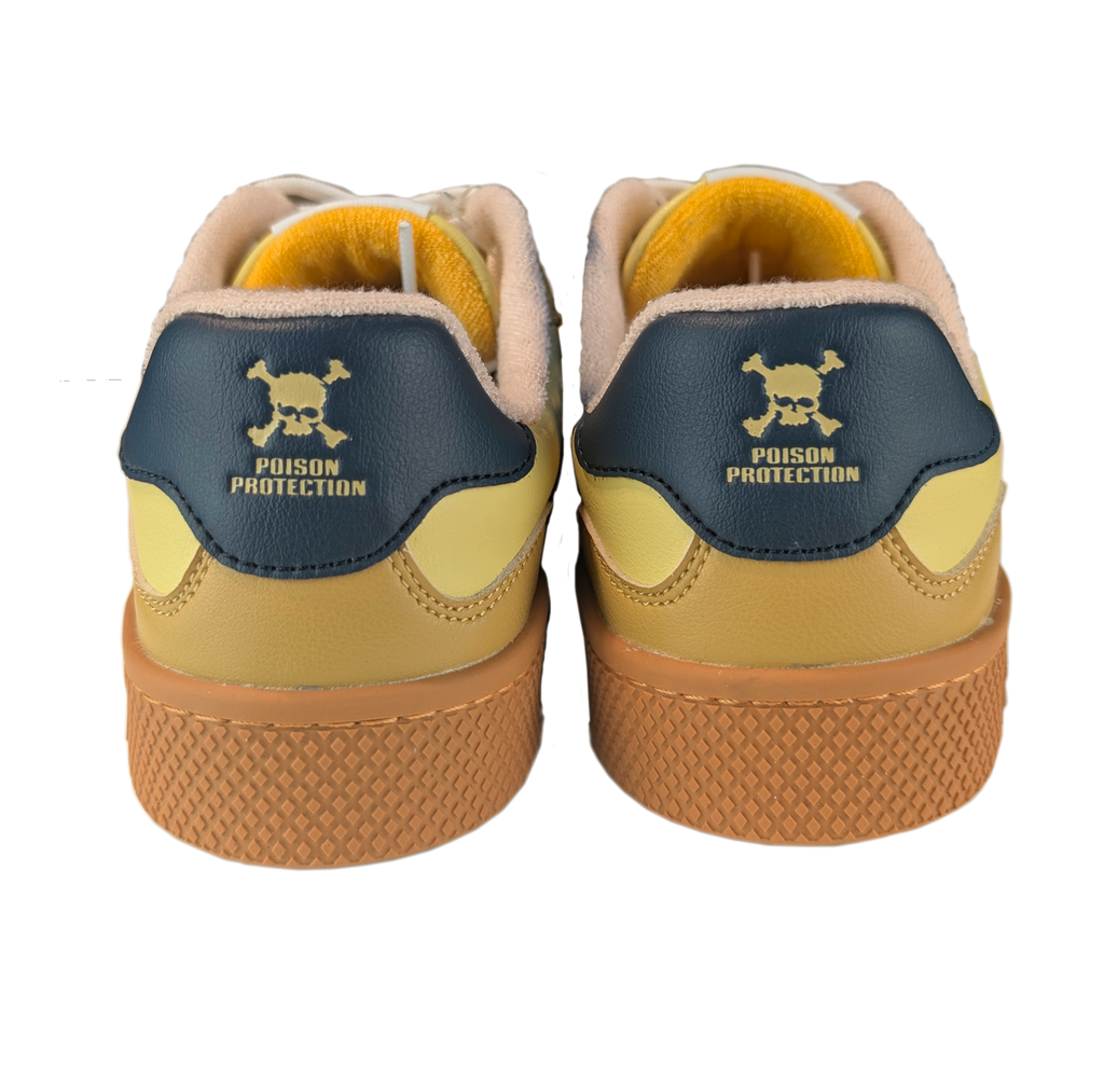 Zapatilla Barefoot Paris Skull Yellow