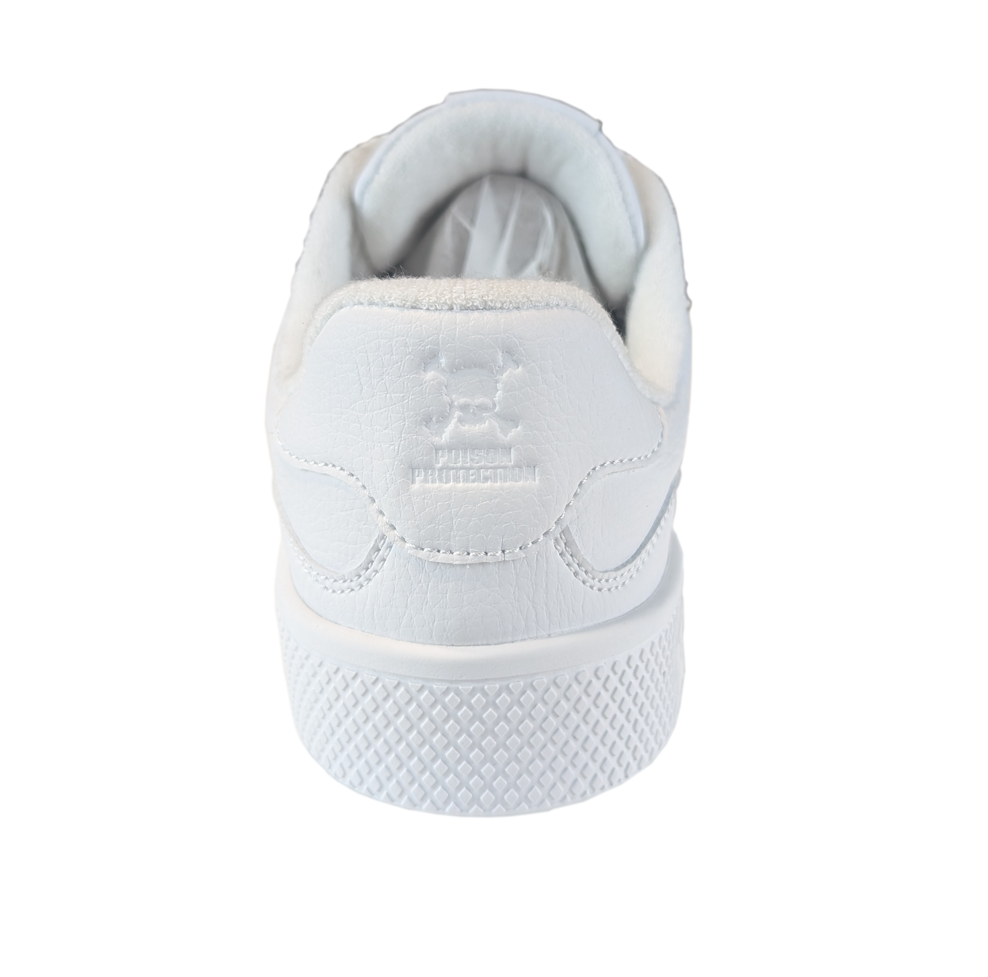 Zapatilla Barefoot Paris Skull Triple White