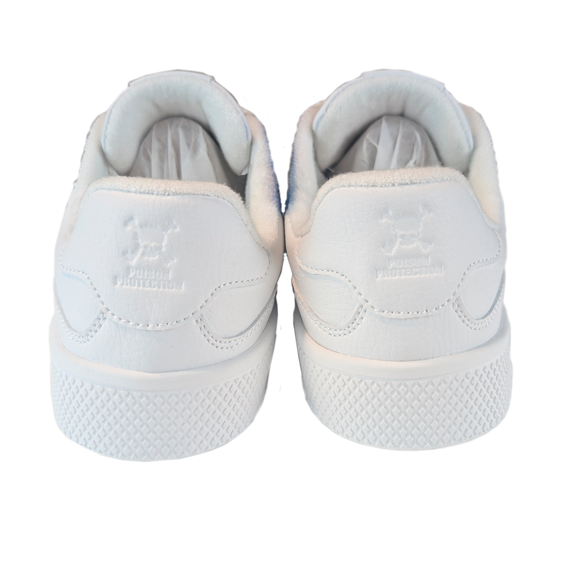 Zapatilla Barefoot Paris Skull Triple White