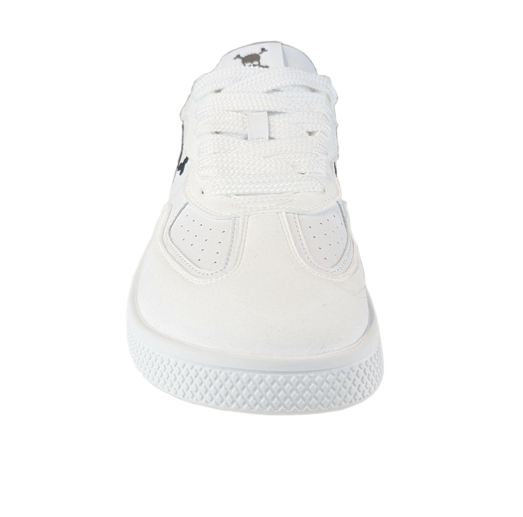 Zapatilla Barefoot Paris Skull White/Black