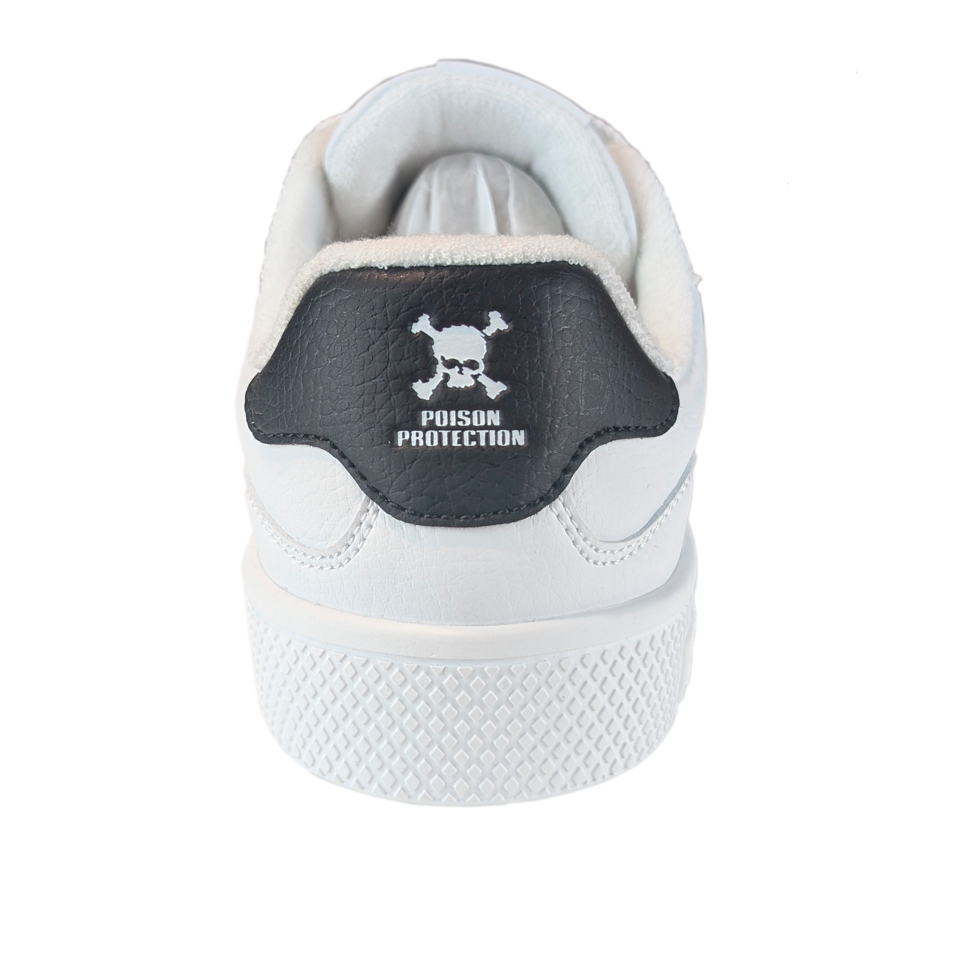 Zapatilla Barefoot Paris Skull White/Black