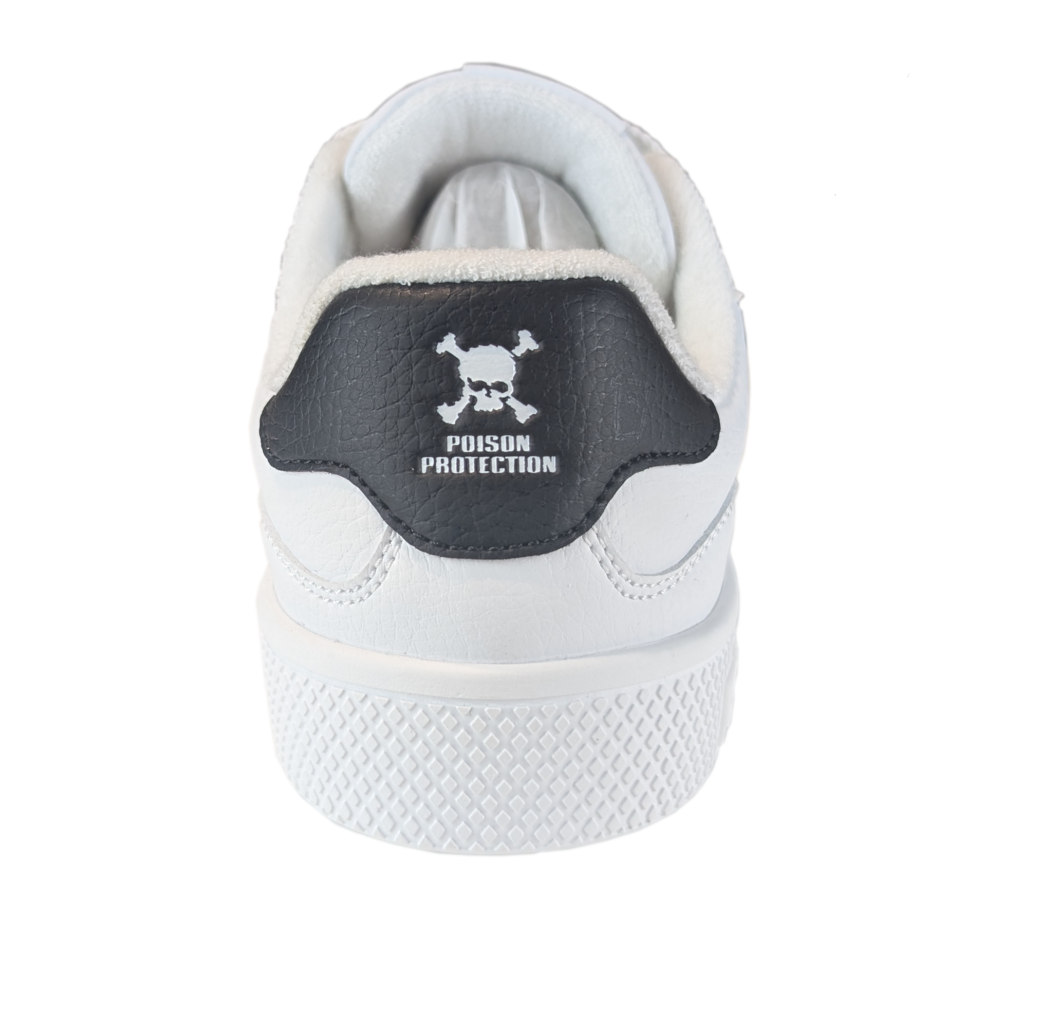 Zapatilla Barefoot Paris Skull White/Black