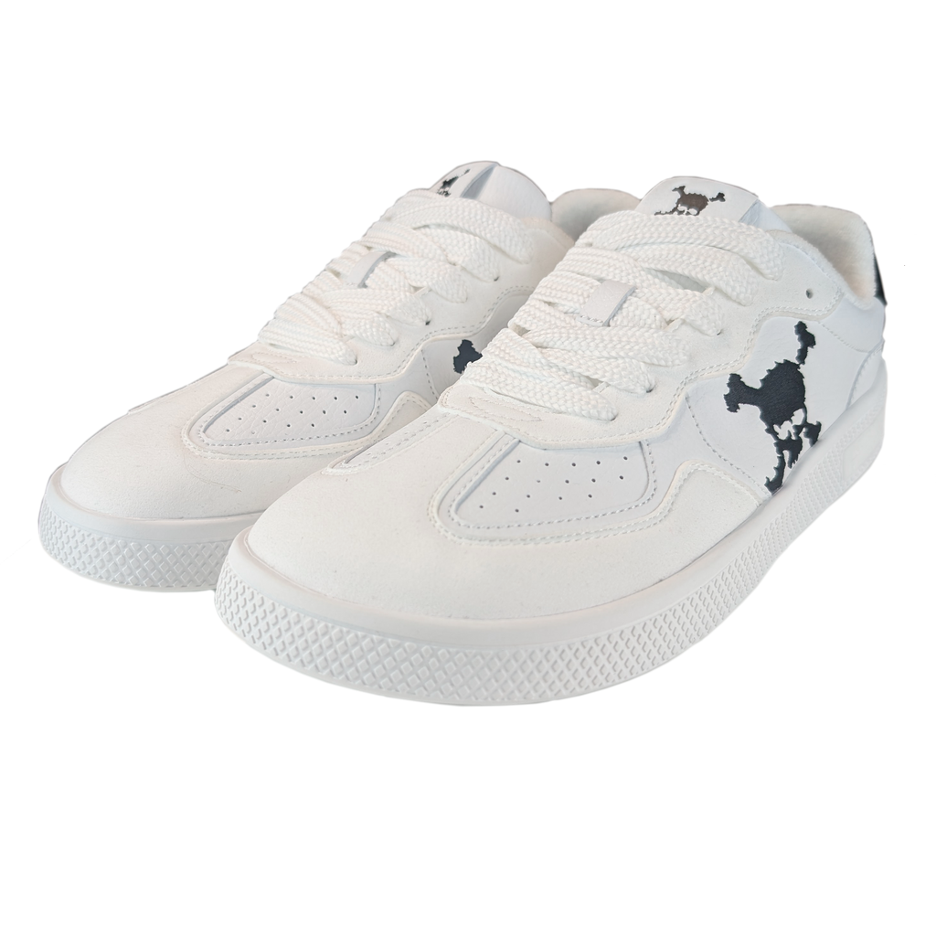 Zapatilla Barefoot Paris Skull White/Black