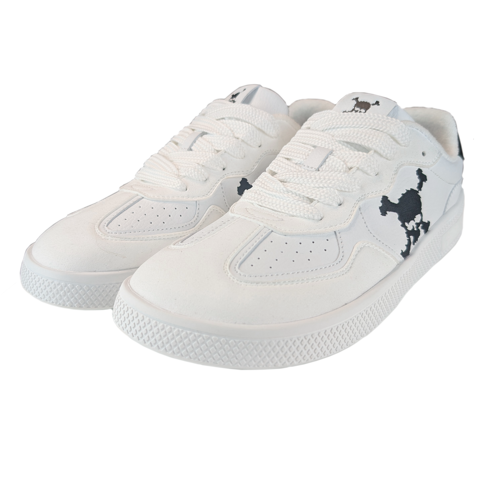 Zapatilla Barefoot Paris Skull White/Black