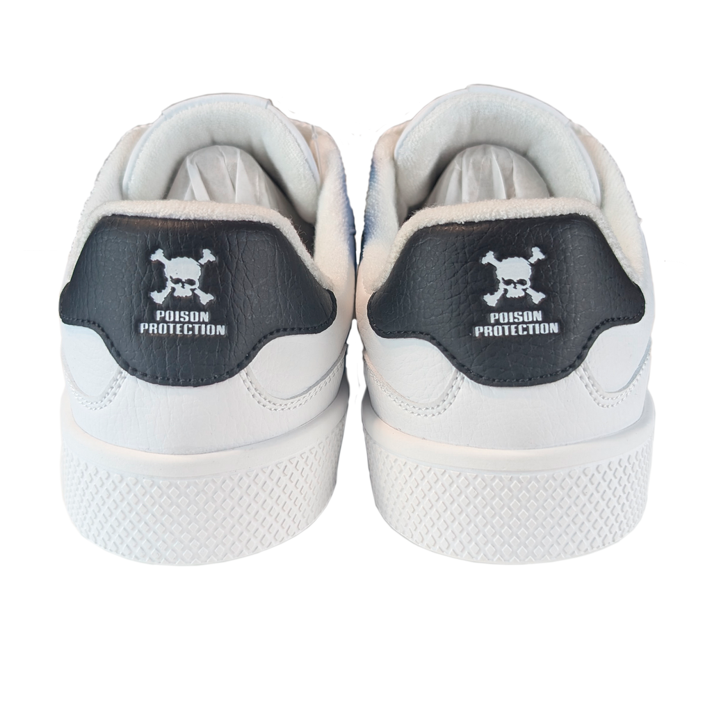 Zapatilla Barefoot Paris Skull White/Black