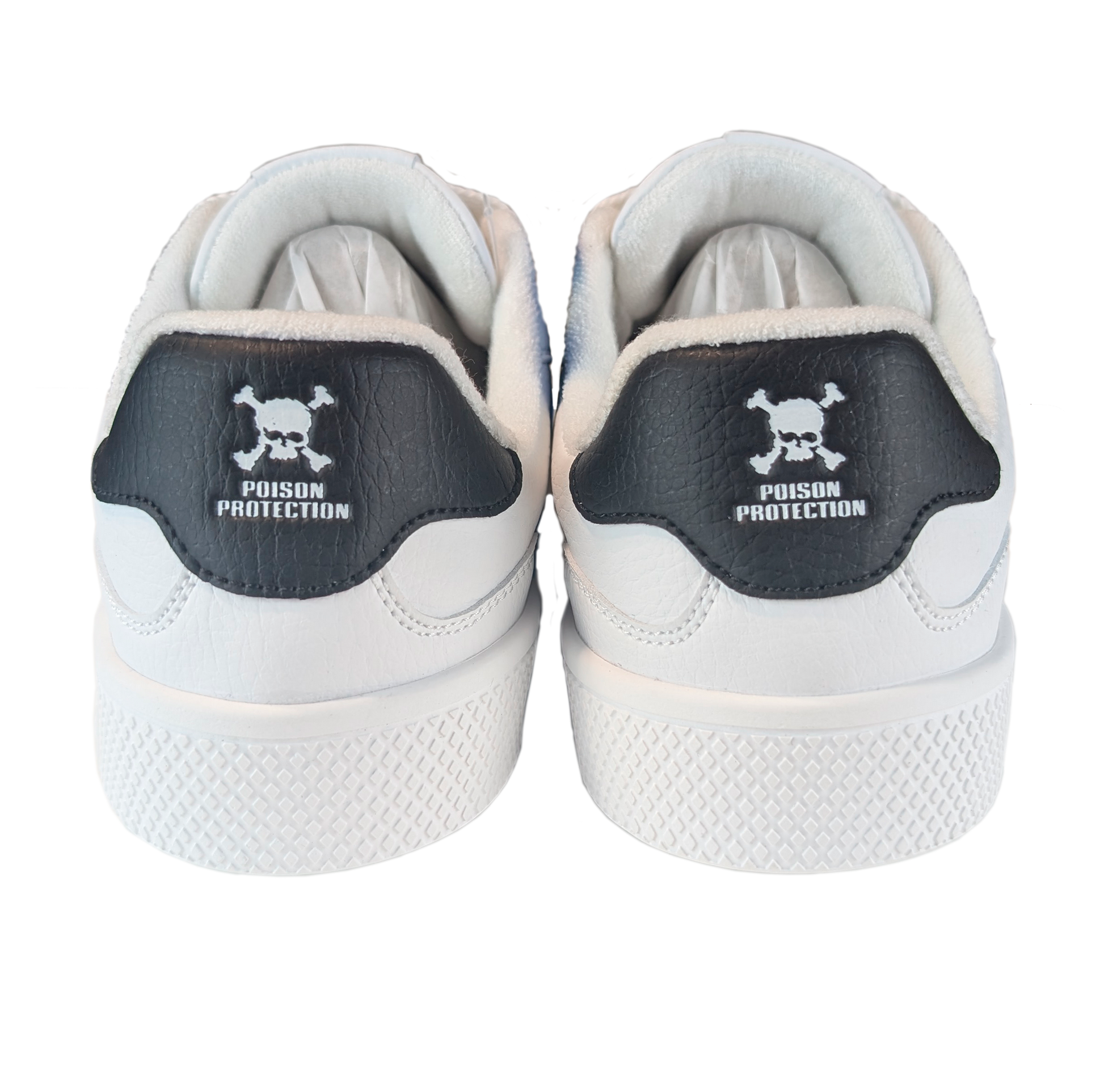 Zapatilla Barefoot Paris Skull White/Black