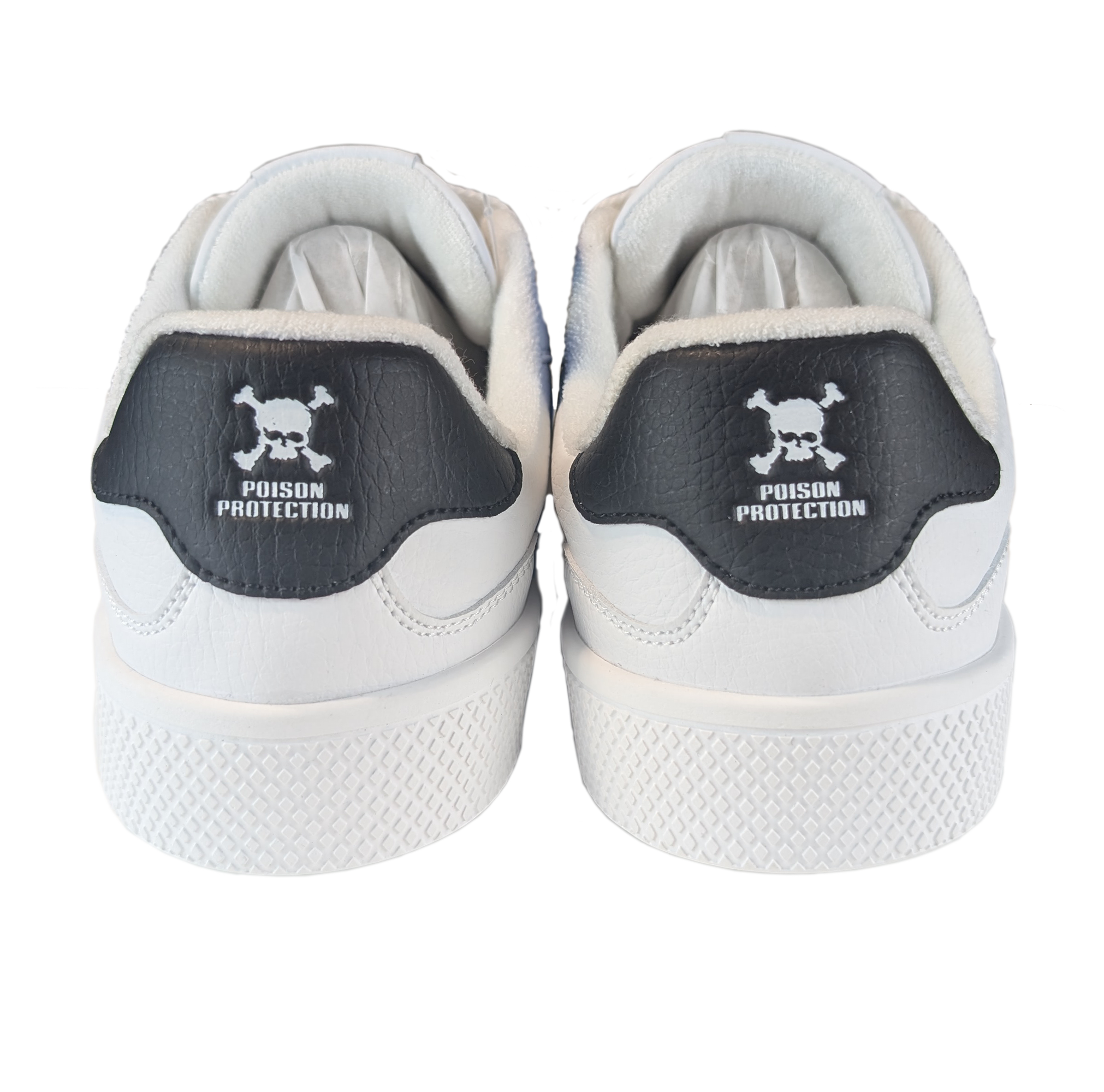 Zapatilla Barefoot Paris Skull White/Black