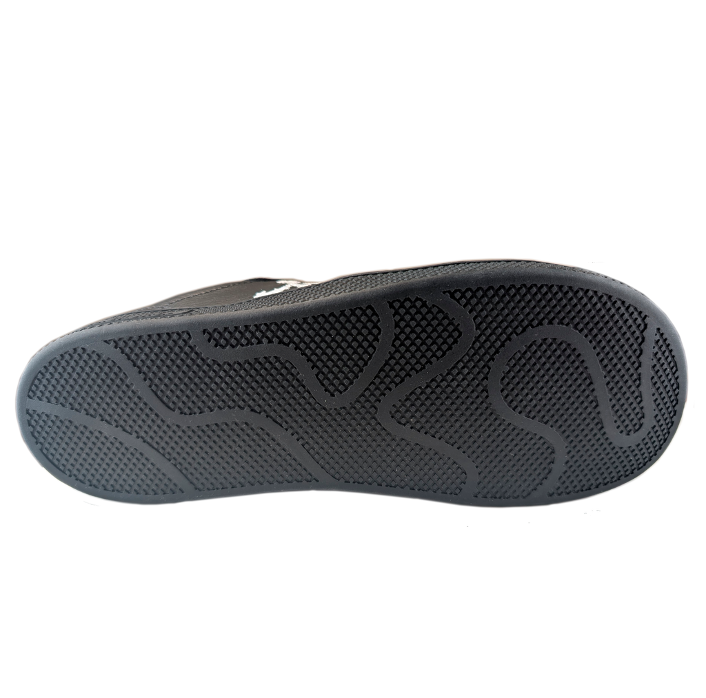 Zapatilla Barefoot Paris Skull Black/White