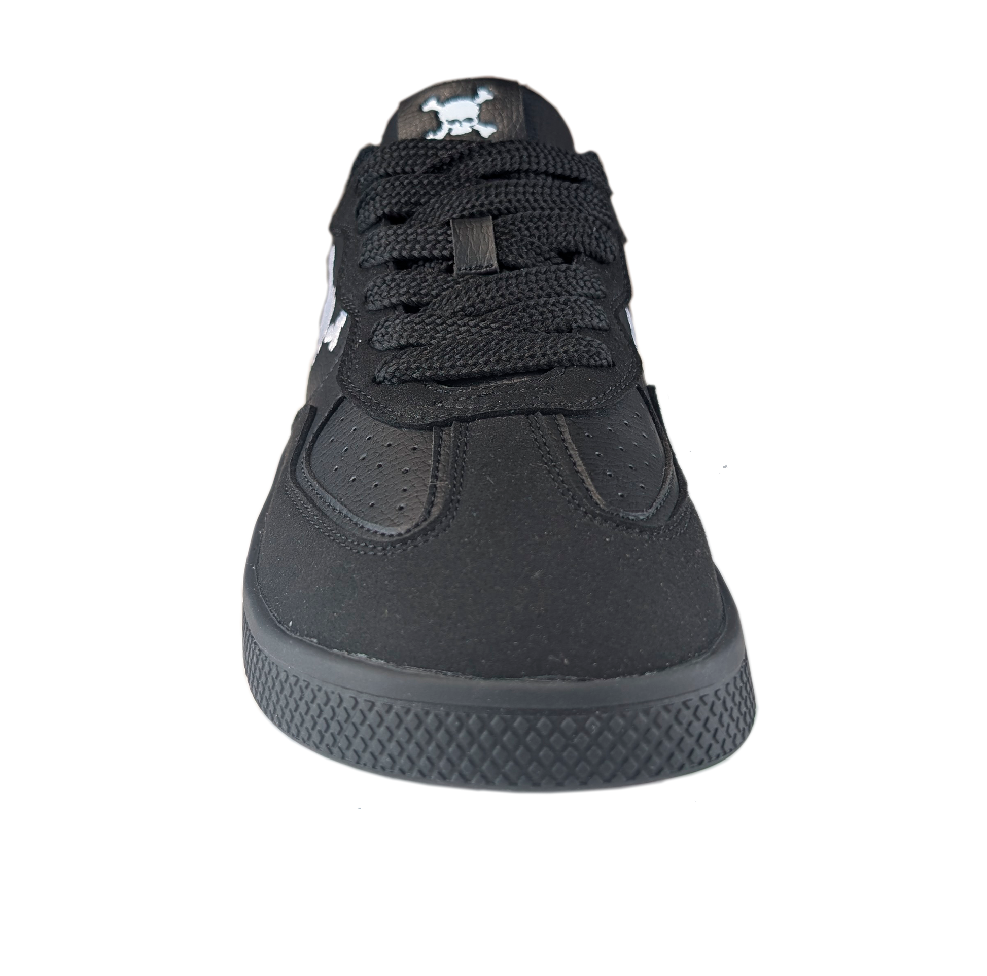 Zapatilla Barefoot Paris Skull Black/White