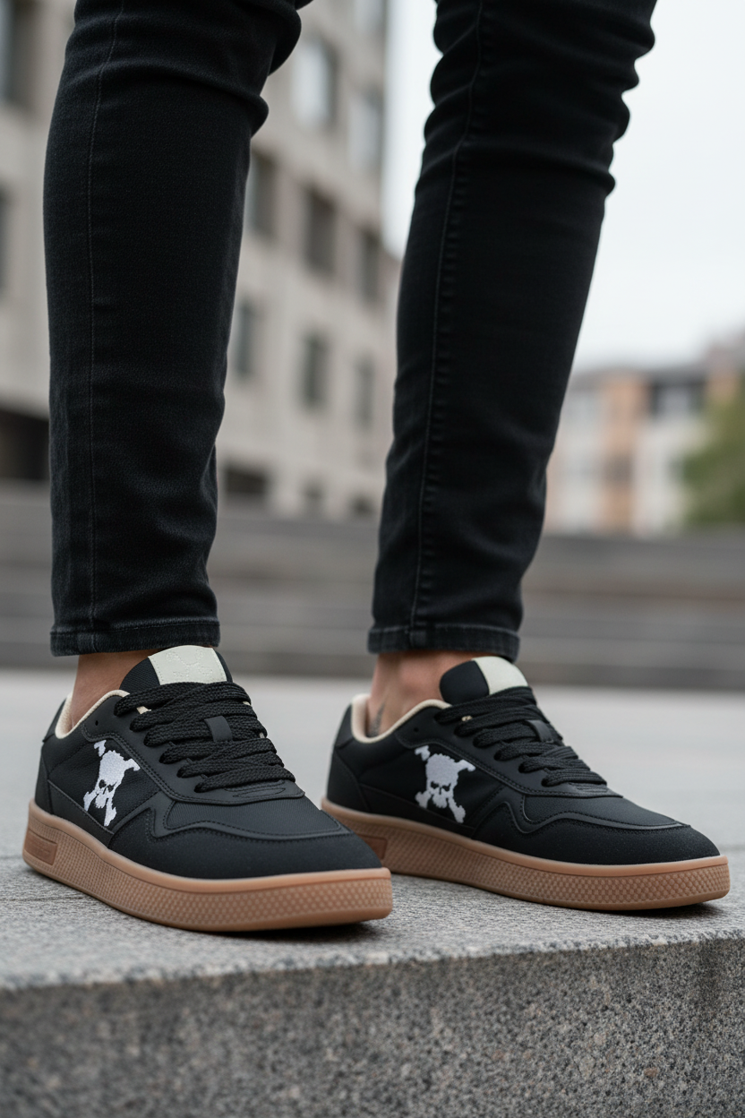 Zapatilla Barefoot Washington D.C Black/Gum