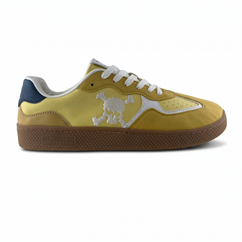 Zapatilla Barefoot Paris Skull Yellow