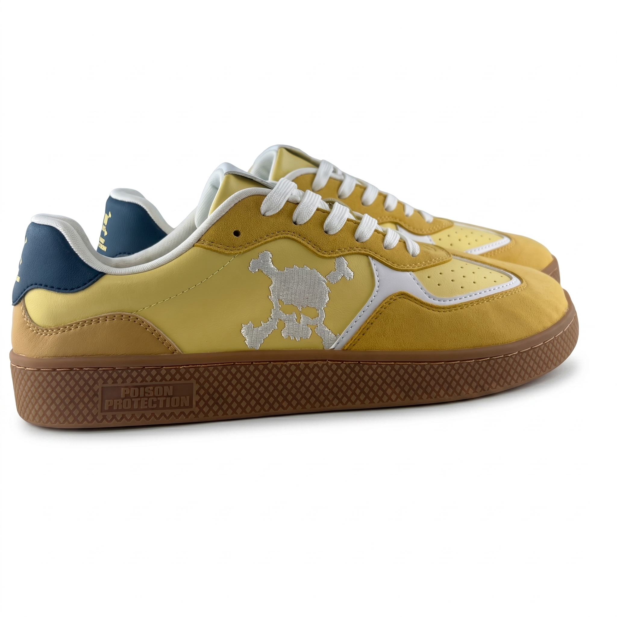 Zapatilla Barefoot Paris Skull Yellow