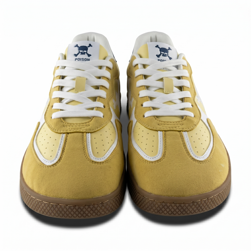 Zapatilla Barefoot Paris Skull Yellow