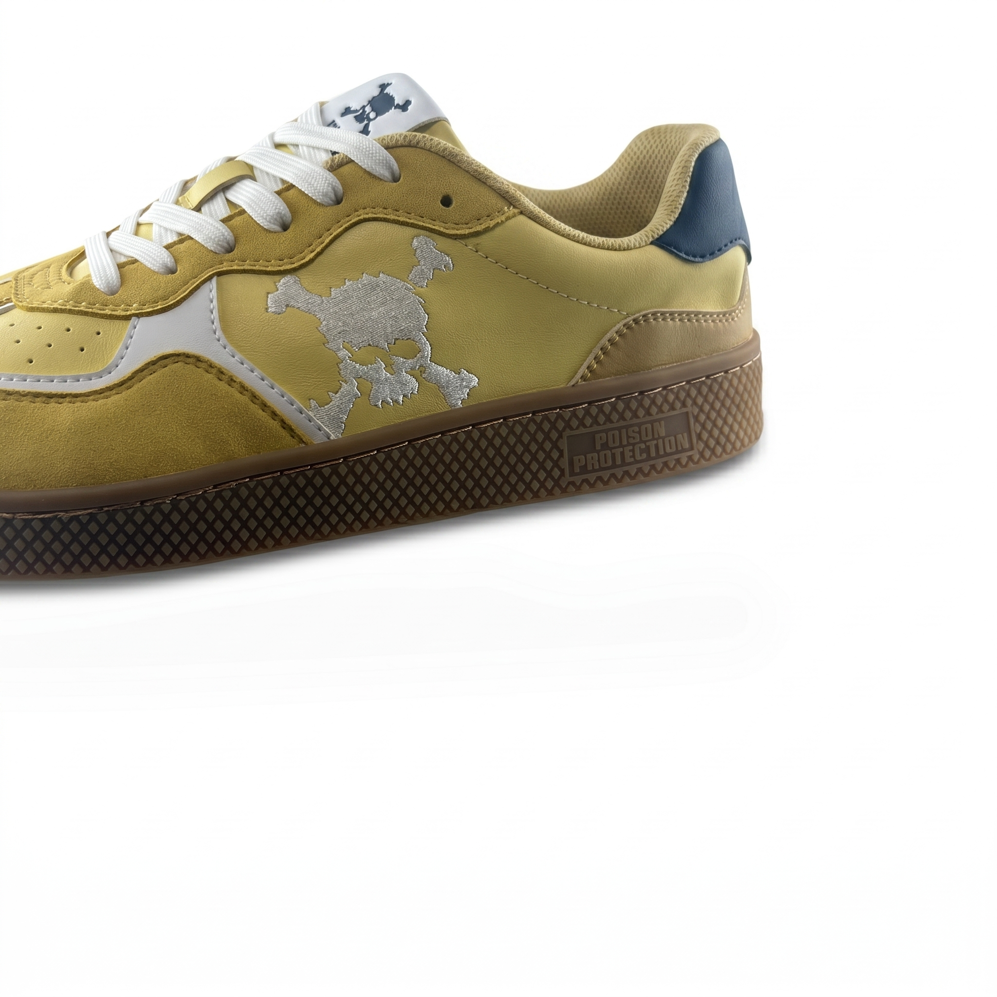 Zapatilla Barefoot Paris Skull Yellow