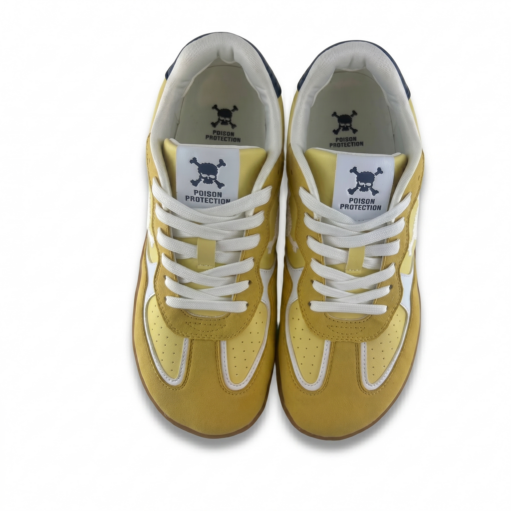Zapatilla Barefoot Paris Skull Yellow