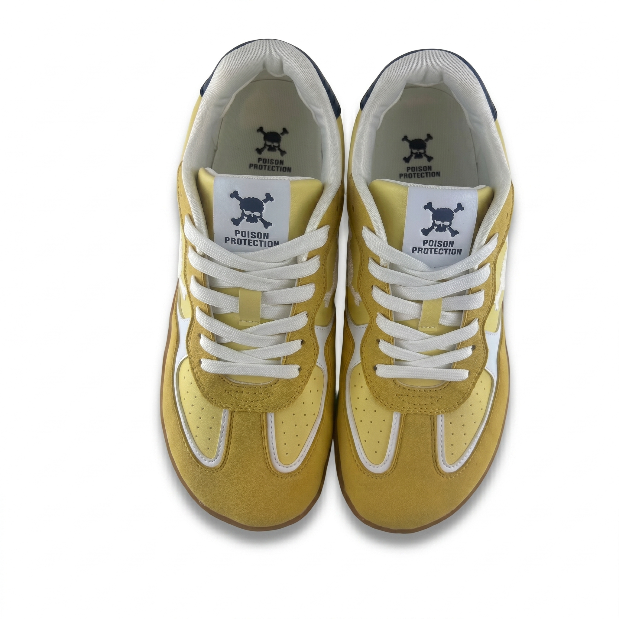 Zapatilla Barefoot Paris Skull Yellow