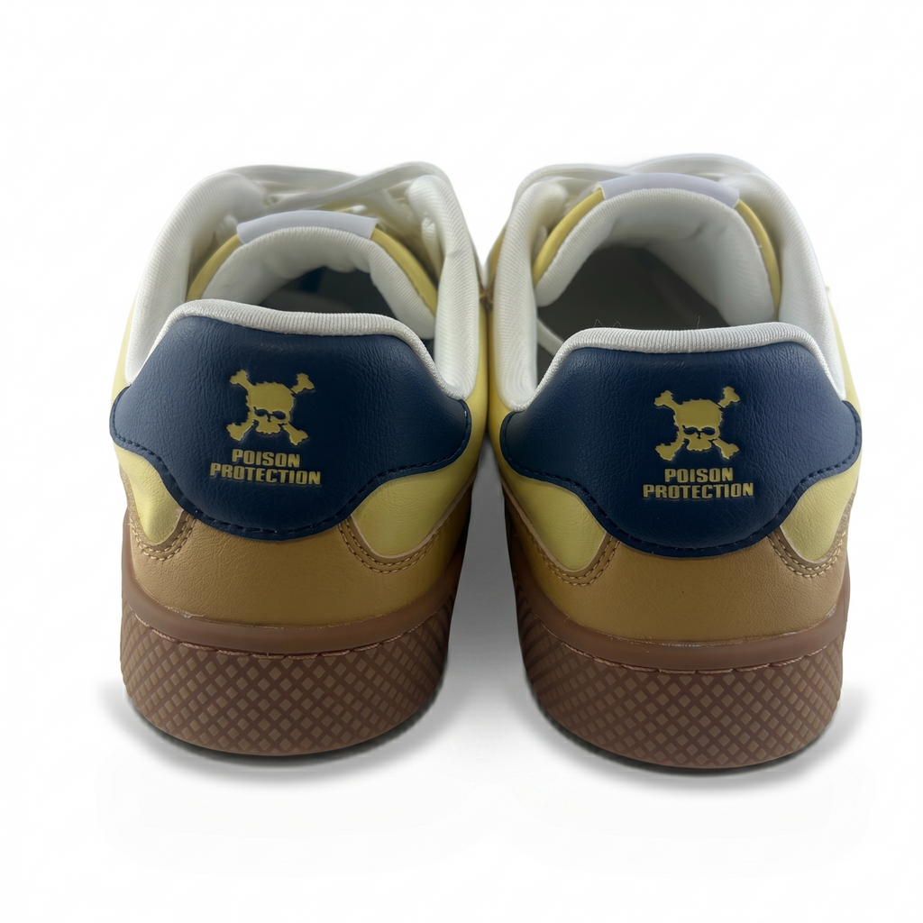 Zapatilla Barefoot Paris Skull Yellow