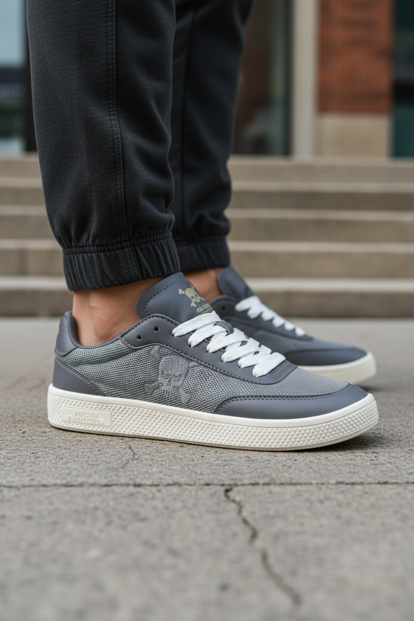 Zapatilla Barefoot New York Dark Gray