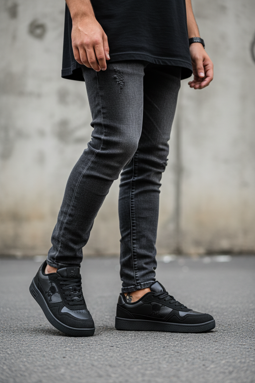 Zapatilla Barefoot Washington D.C Triple Black